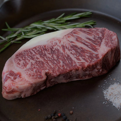 Caroland Farms Wagyu NY Strip — 14 oz, Domestic